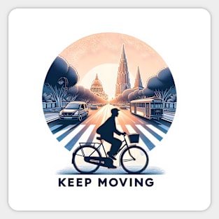 Keep Moving Sticker